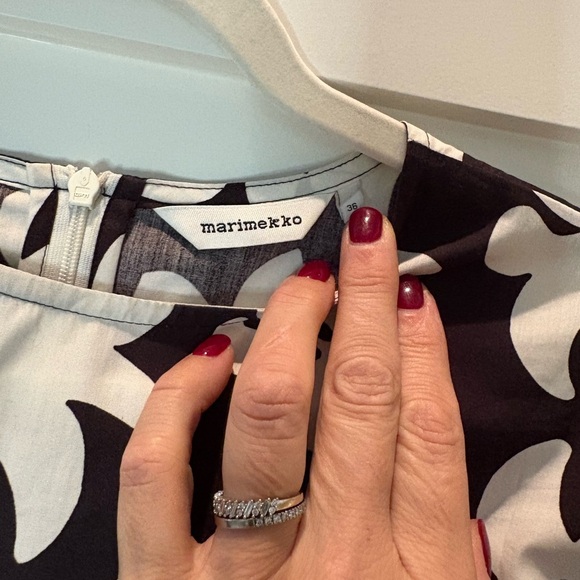 Marimekko Gillaug Villinarsissi Shirt Sz 36 - Picture 7 of 8